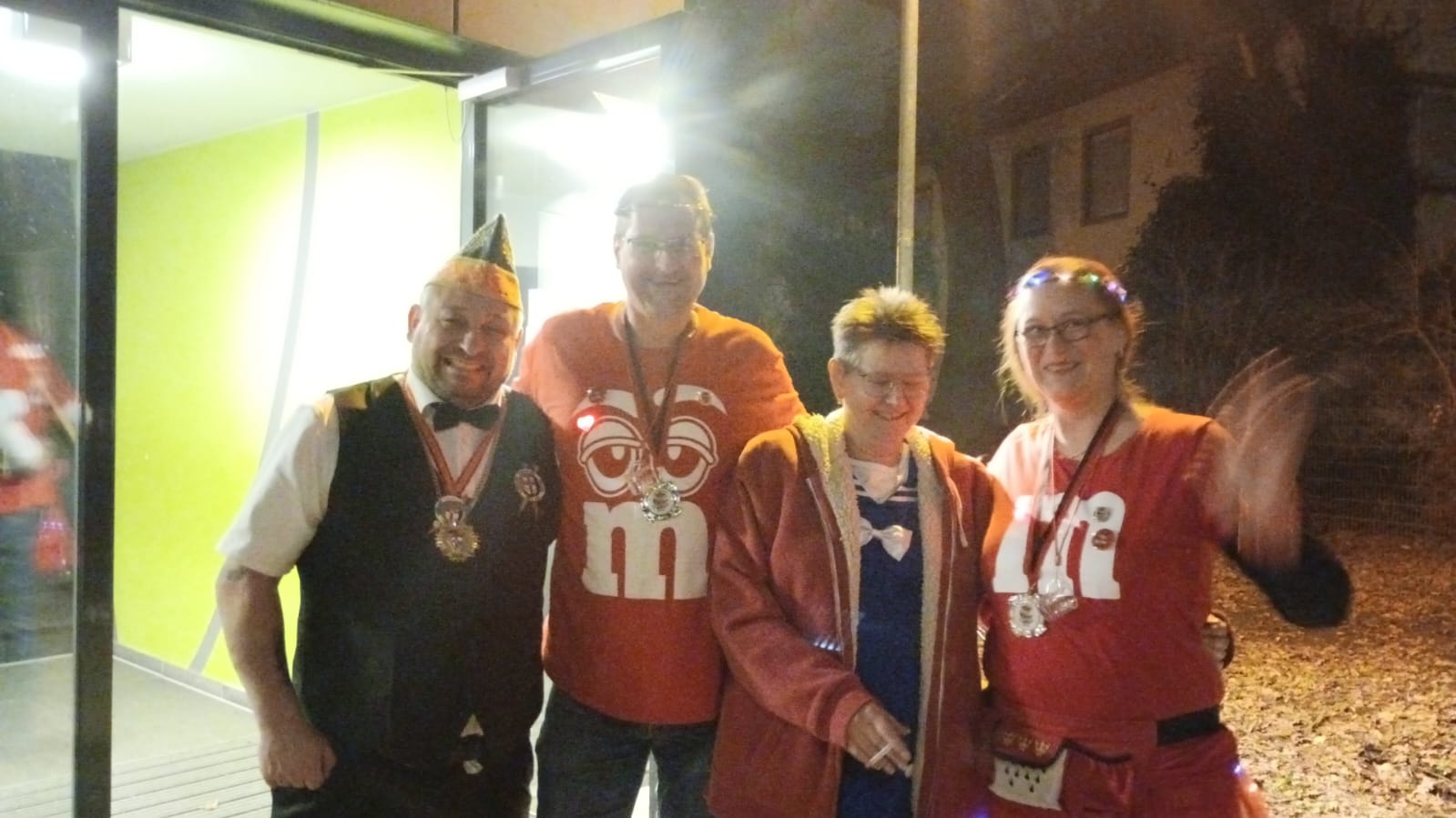 Karnevalistische Atmosphäre